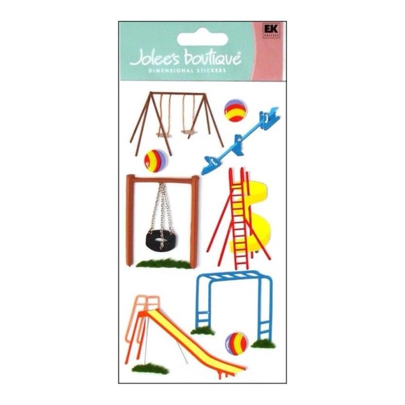JOLEE’S BOUTIQUE DIMENSIONAL STICKERS PARK FUN - BRAND NEW - Picture 1 of 2